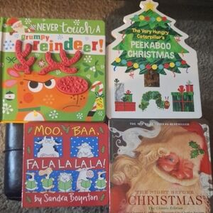 Children's Christmas Board Books Set